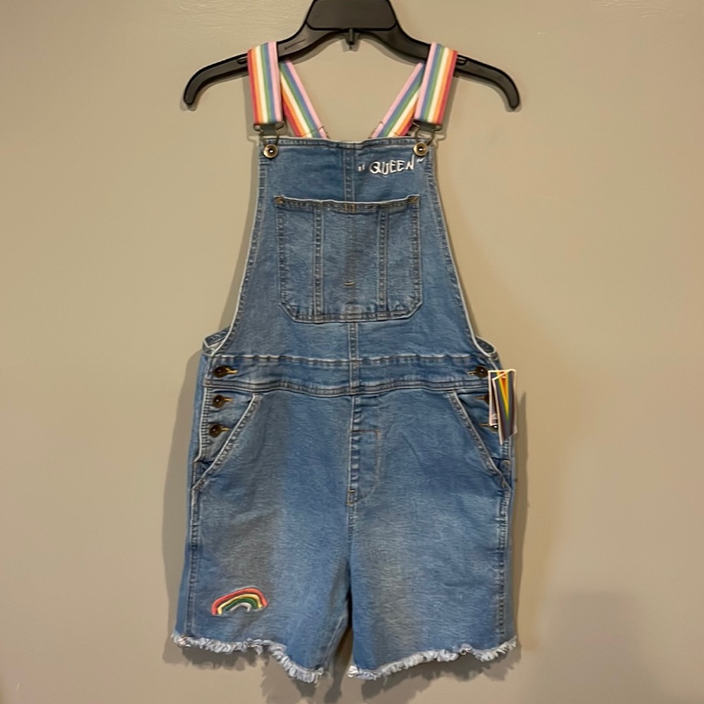 🌈NWT  Take pride queen overalls
